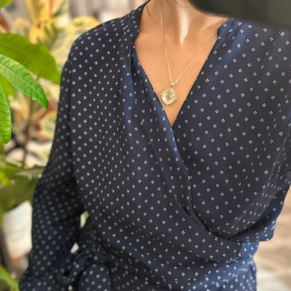 J. Crew foulard wrap top